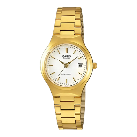 Жіночий годинник CASIO LTP-1170N-7A золотисті з білим циферблатом LTP-1170N-7A фото