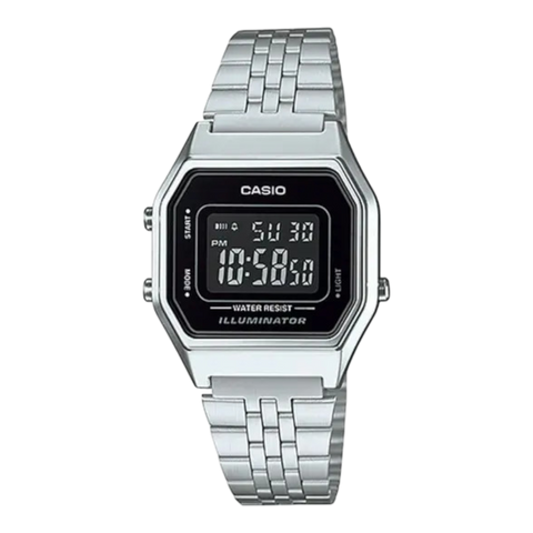 Жіночий годинник CASIO VINTAGE MINI LA680WA-1BDF електронний вінтажний з водозахистом LA680WA-1BDF фото